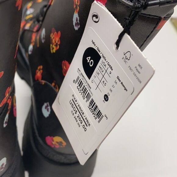 🔥Desigual Floral lace-up boots New with box - Picture 13 of 15